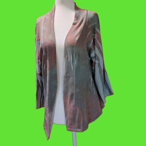 CAROLE LITTLE Open Cardigan Size Small